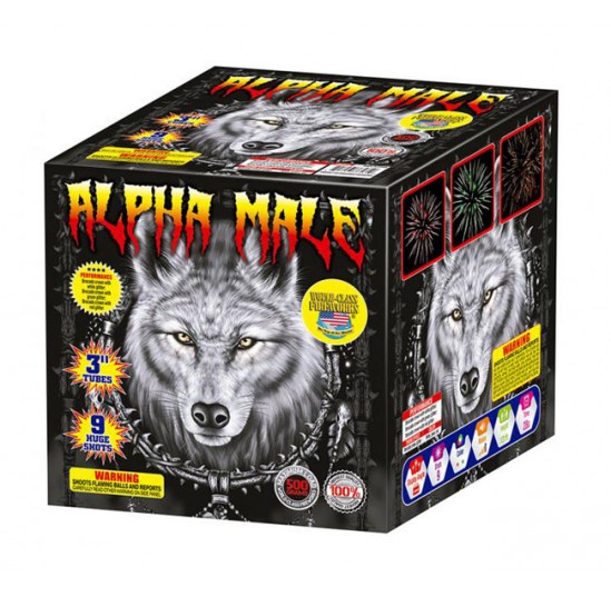 Alpha Male 3D Label